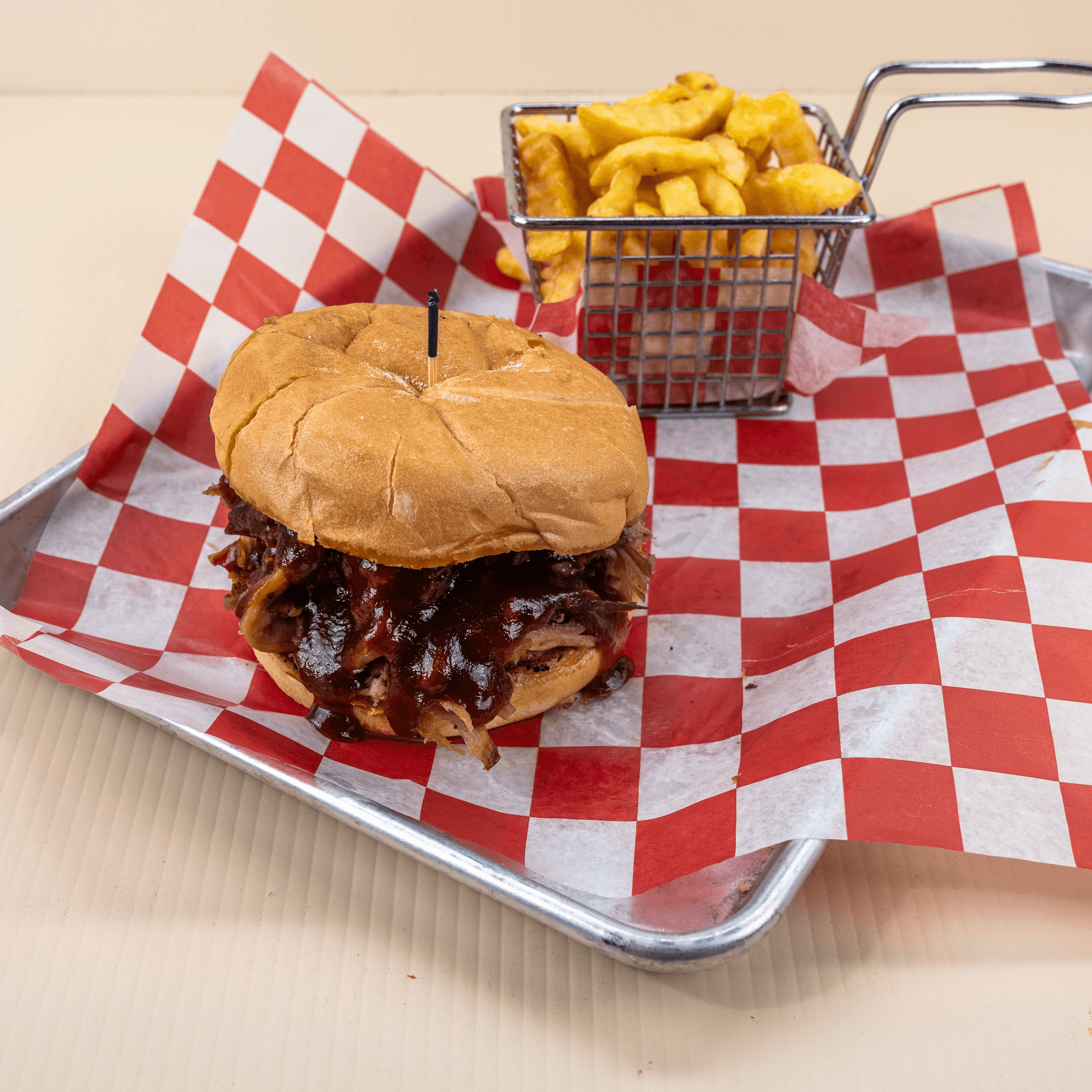 Pulled Pork Sandwich.