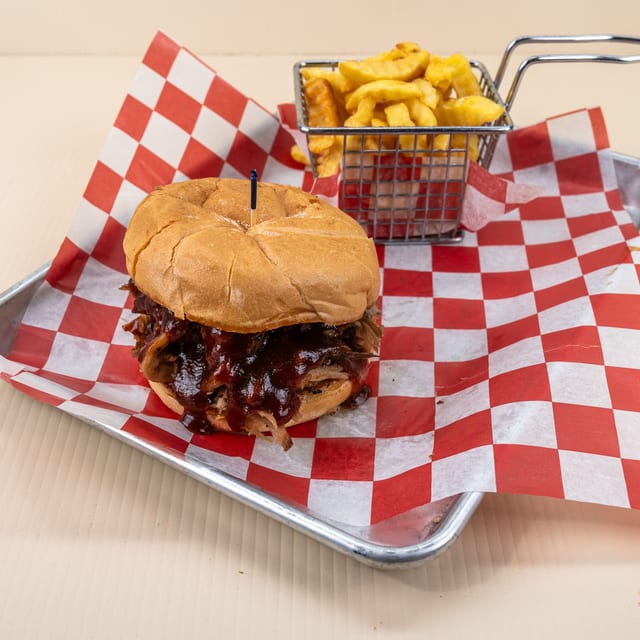 Pulled Pork Sandwich.