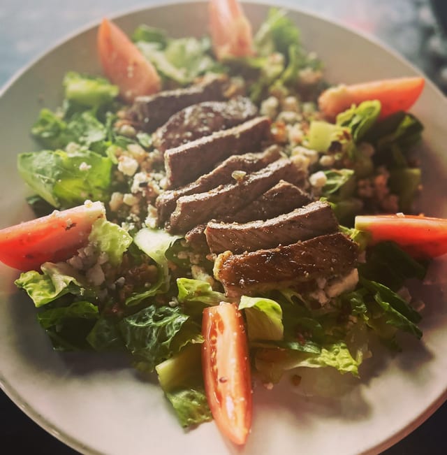 Black & Bleu Salad.